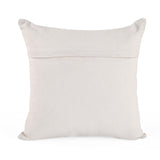 Bird Embroidered Cotton & Polyester 16" x 16" Cushion Cover- Beige