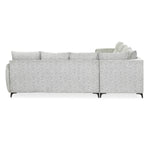 Infinia 3+3+1 Seater Fabric Sofa Set with Right Corner Sofa- Off White