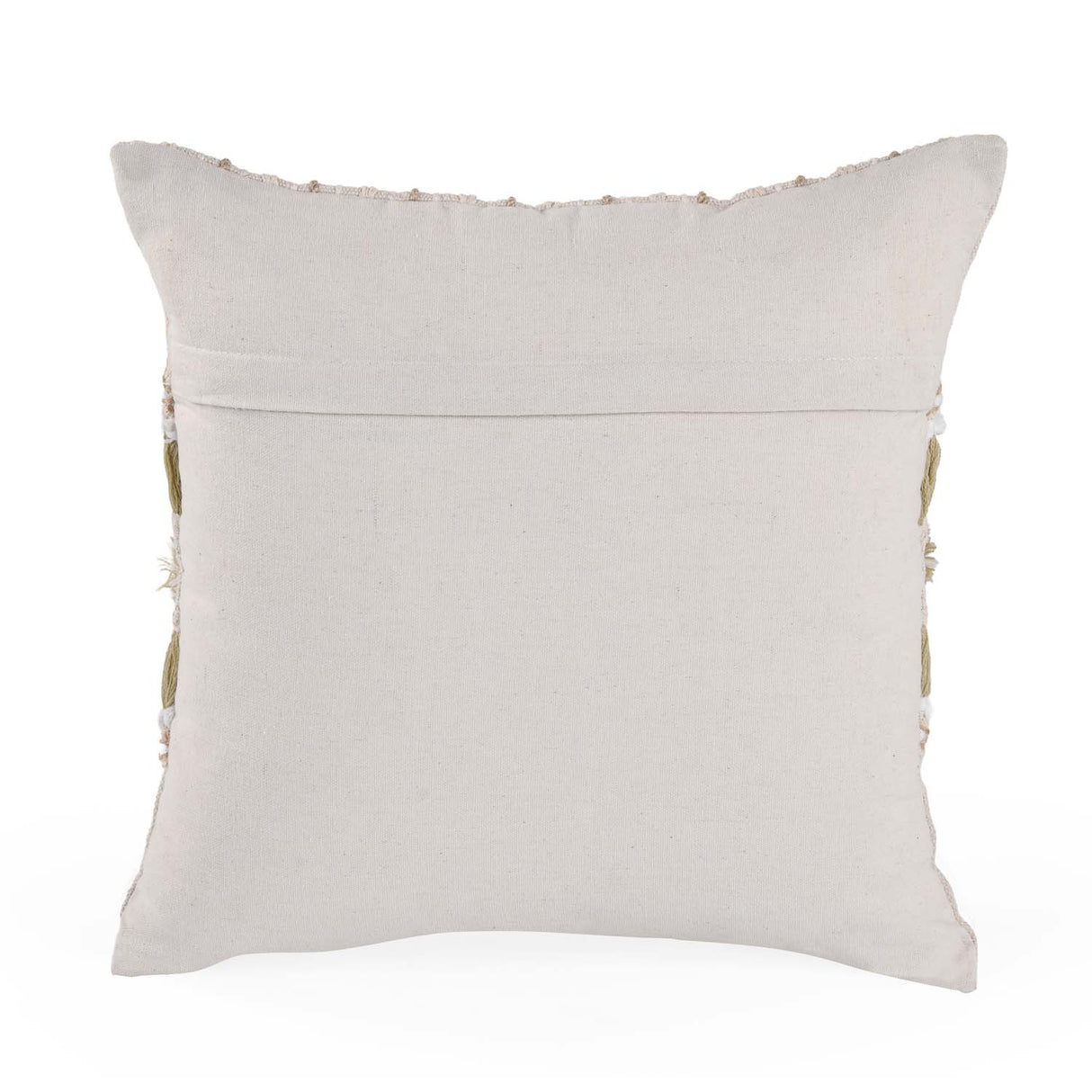 Zigzag Cotton & Polyester 16" x 16" Cushion Cover- Multicolor