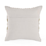 Zigzag Cotton & Polyester 16" x 16" Cushion Cover- Multicolor