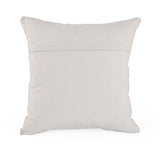 Seven Leaf Cotton & Polyester 16" x 16" Cushion Cover- Beige