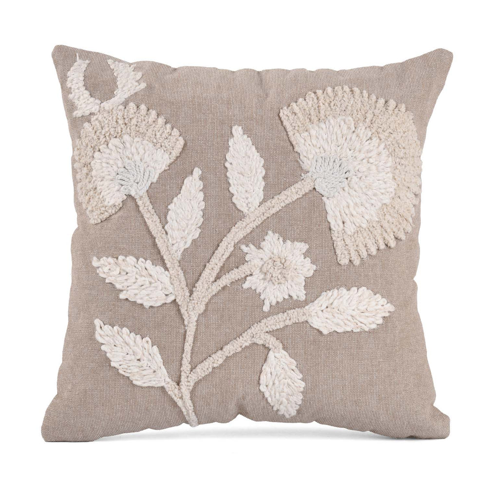 Floral Embroidered Cotton & Polyester 16