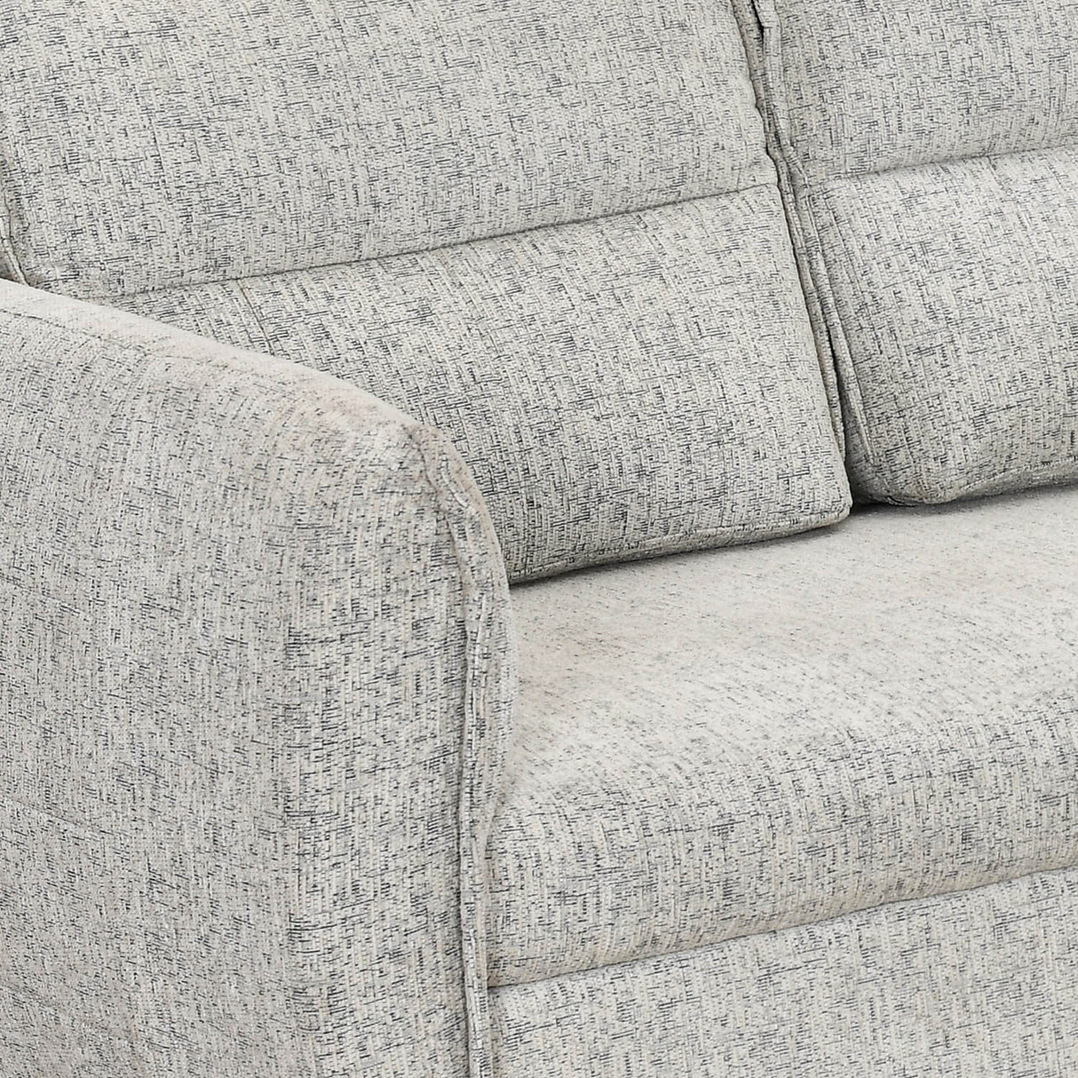 Infinia 2+2+1 Seater Fabric Sofa Set with Left Corner Sofa- Off White