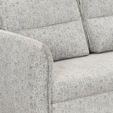 Infinia 2+2+1 Seater Fabric Sofa Set with Left Corner Sofa- Off White
