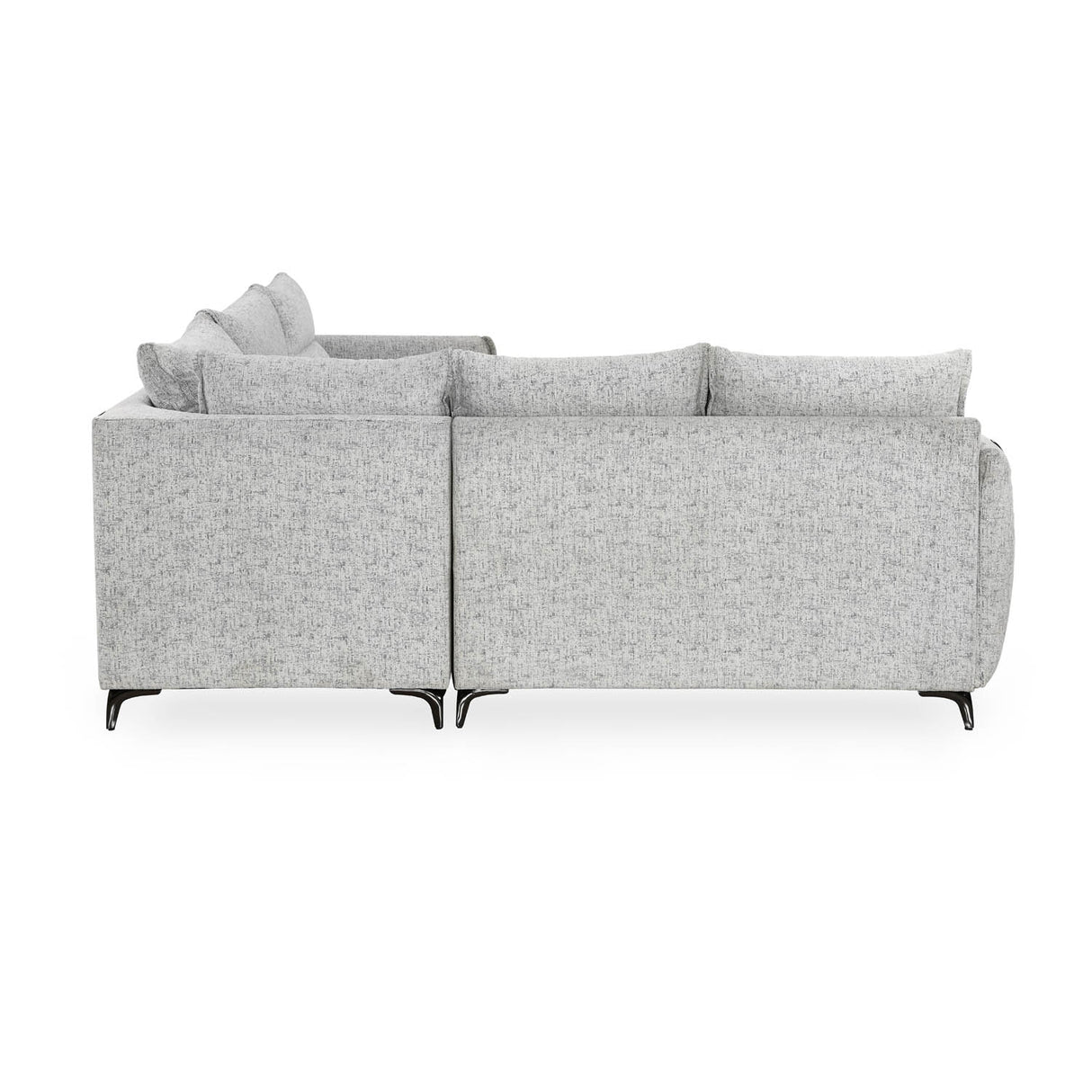 Infinia 2+2+1 Seater Fabric Sofa Set with Left Corner Sofa- Off White