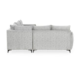 Infinia 2+2+1 Seater Fabric Sofa Set with Left Corner Sofa- Off White
