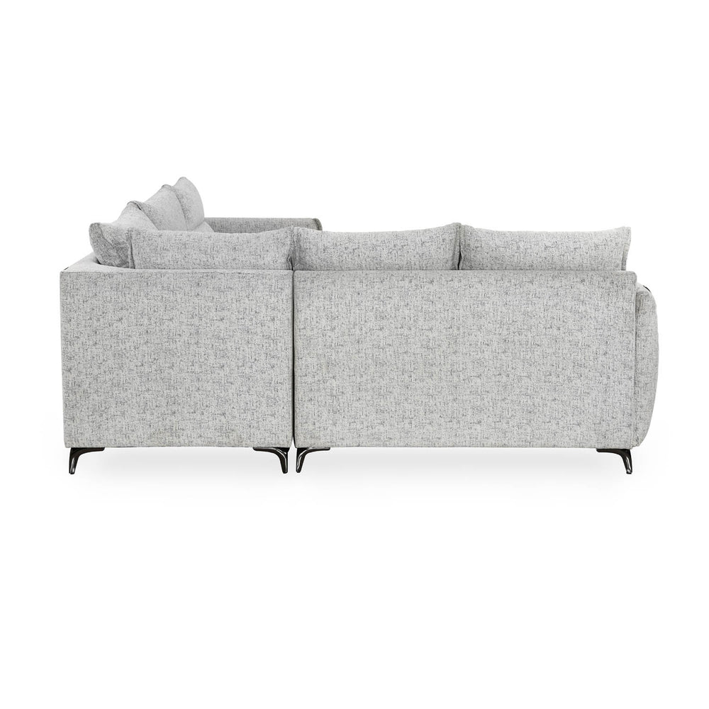 Infinia 2+2+1 Seater Fabric Sofa Set with Left Corner Sofa- Off White