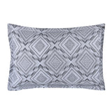 Abstract Cotton 27" x 20" Pillow Covers Set of 2- Grey