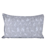 Abstract Cotton 27" x 20" Pillow Covers Set of 2- Grey