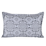 Abstract Cotton 27" x 20" Pillow Covers Set of 2- Grey