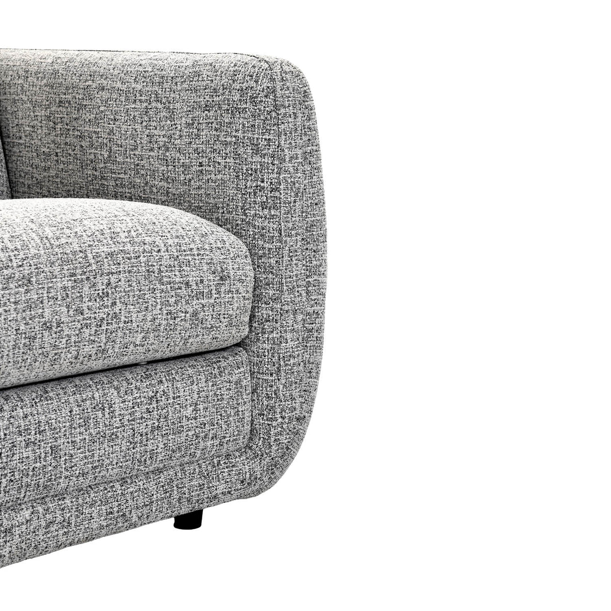 Nestivo 3 Seater Fabric Sofa Cum Bed with Pocket Spring Mattress- Texture Grey