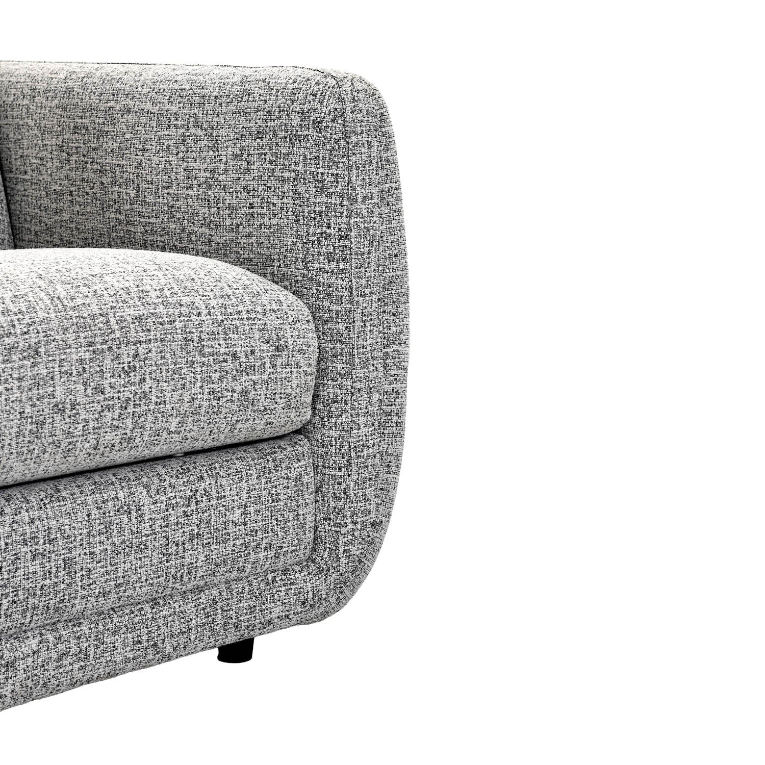 Nestivo 3 Seater Fabric Sofa Cum Bed with Pocket Spring Mattress- Texture Grey