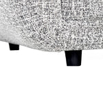 Nestivo 3 Seater Fabric Sofa Cum Bed with Pocket Spring Mattress- Texture Grey