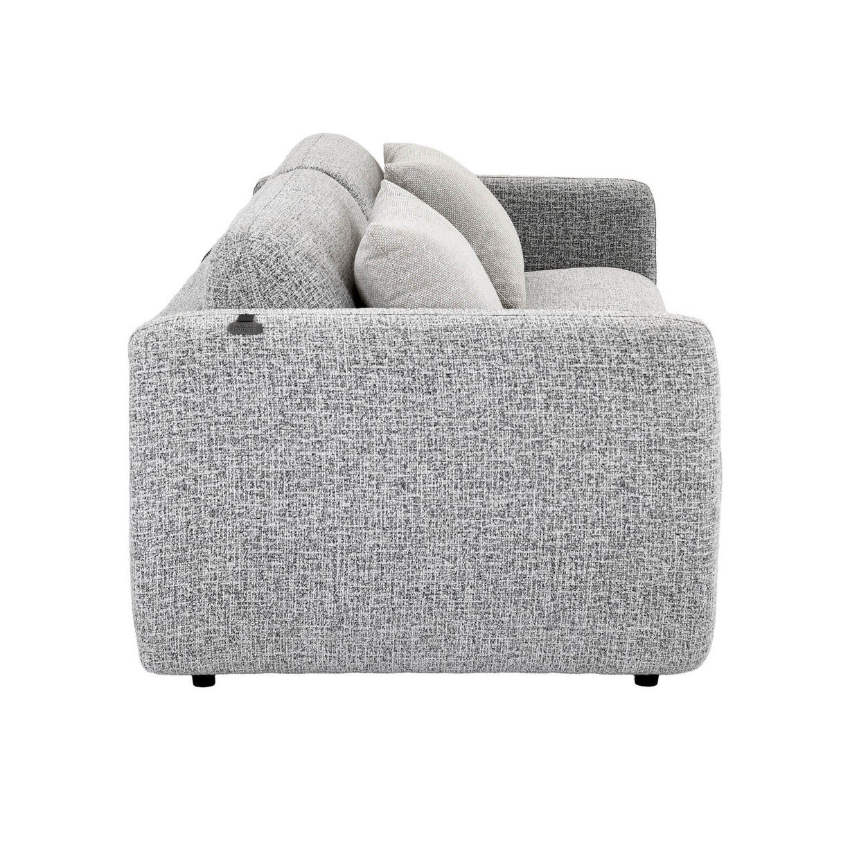 Nestivo 3 Seater Fabric Sofa Cum Bed with Pocket Spring Mattress- Texture Grey