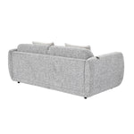 Nestivo 3 Seater Fabric Sofa Cum Bed with Pocket Spring Mattress- Texture Grey