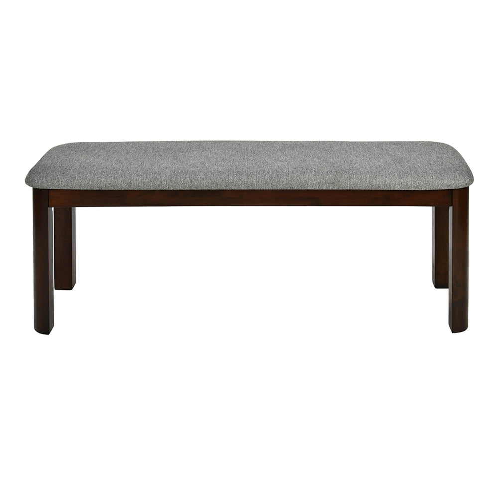 Lindsey 1 + 4 + Bench Dining Kit (Marble Beige)