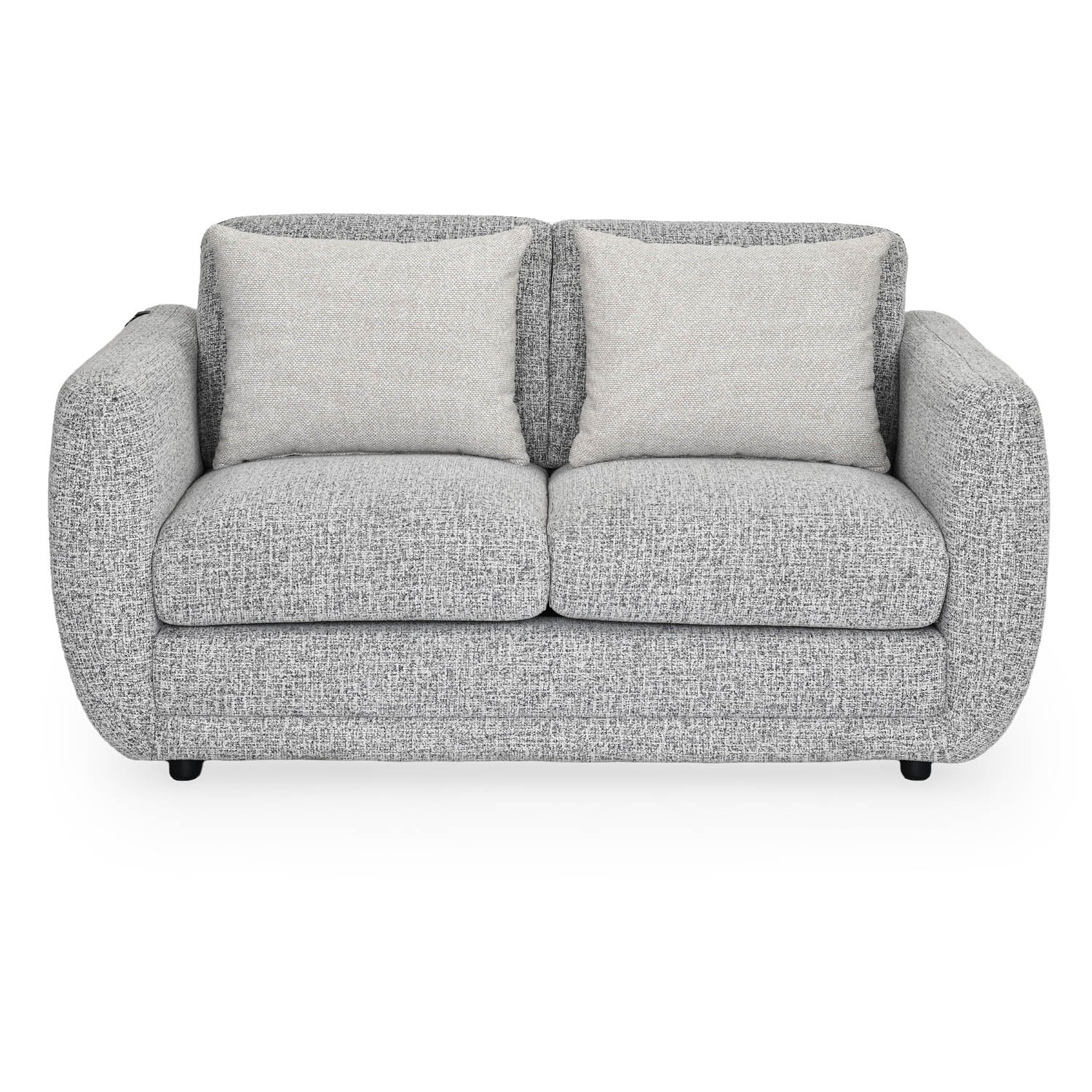 Nestivo 2 Seater Fabric Sofa- Texture Grey