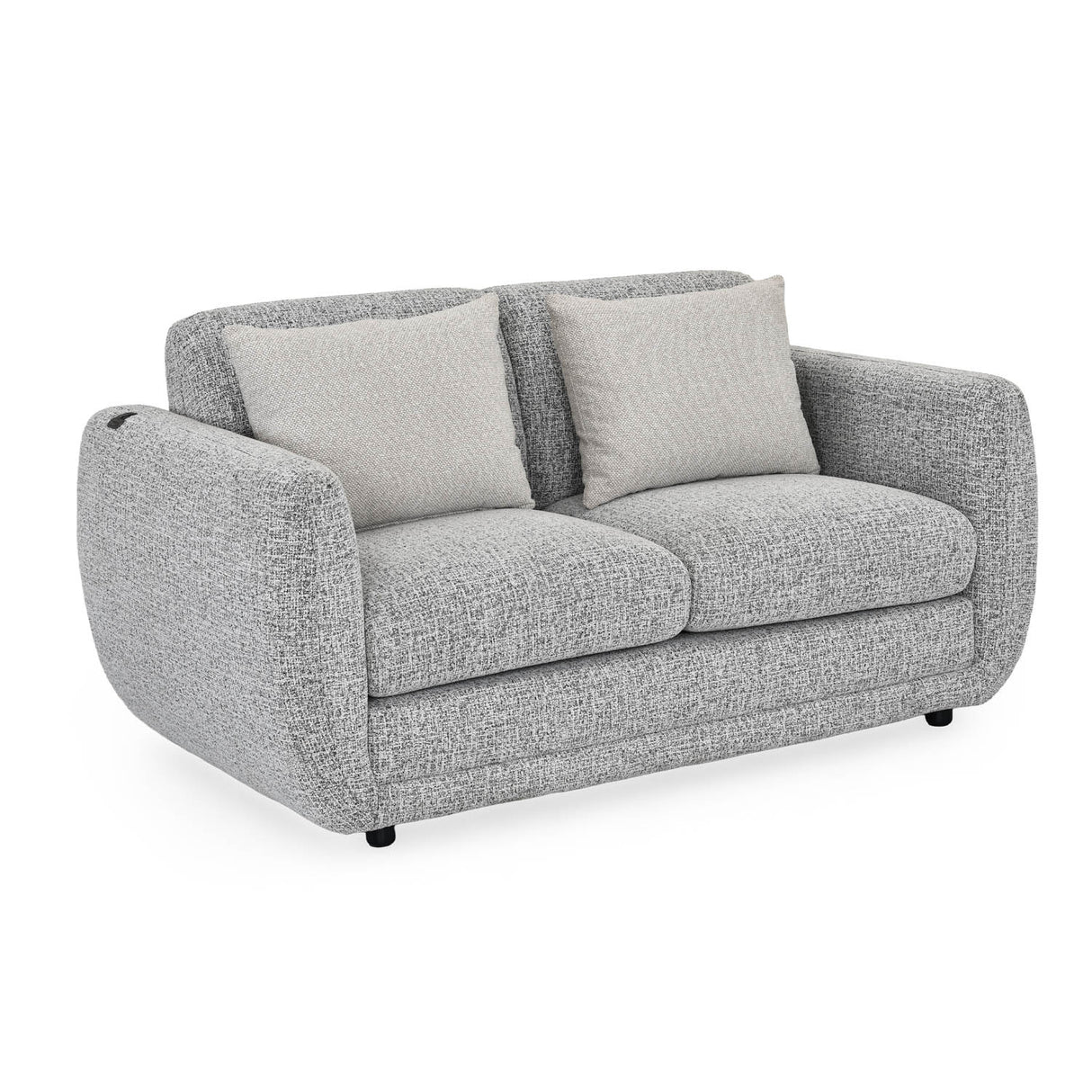Nestivo 2 Seater Fabric Sofa- Texture Grey