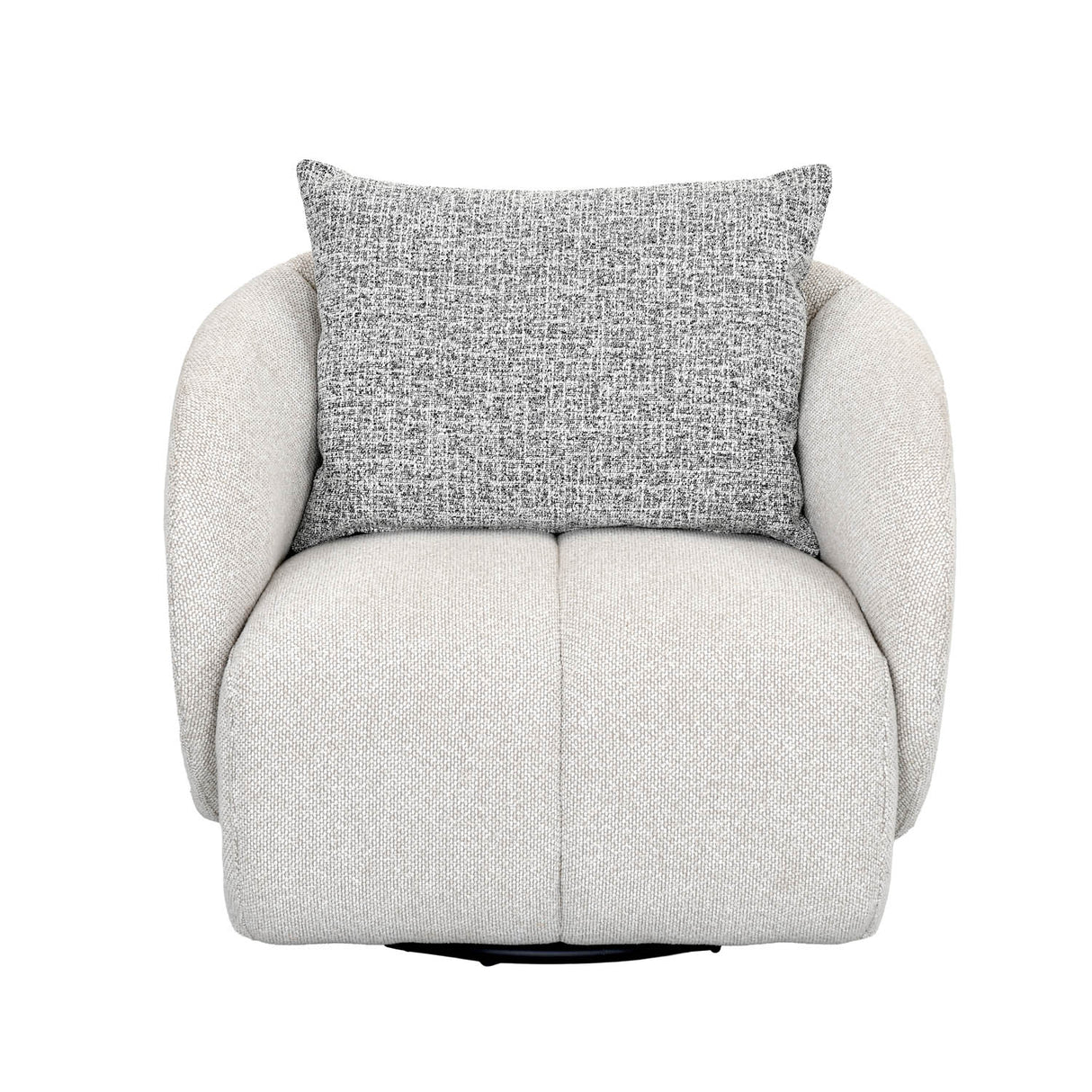 Nestivo 1 Seater Fabric Sofa- Texture Grey