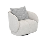 Nestivo 1 Seater Fabric Sofa- Texture Grey