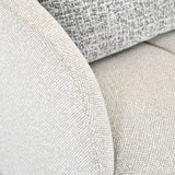 Nestivo 1 Seater Fabric Sofa- Texture Grey