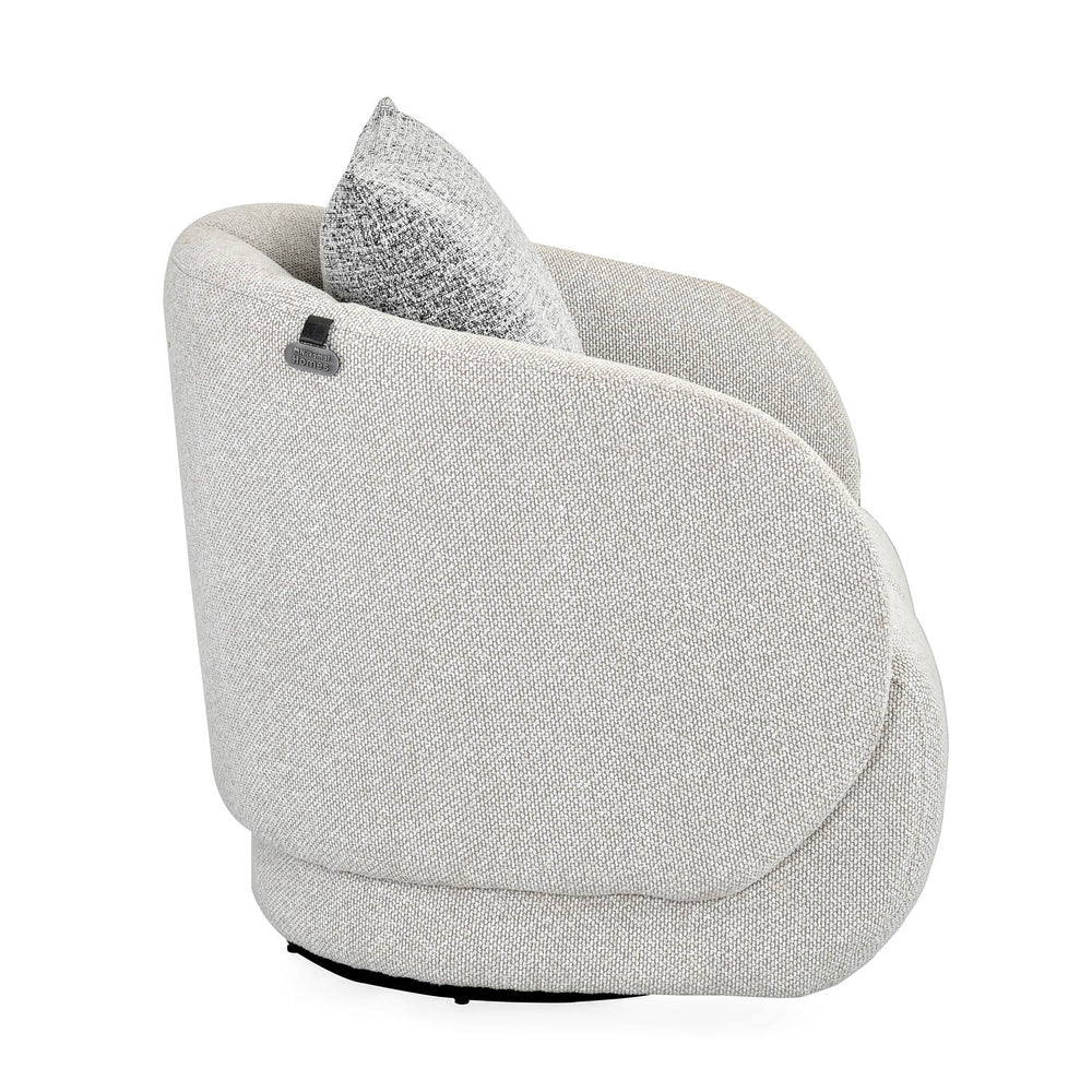 Nestivo 1 Seater Fabric Sofa- Texture Grey