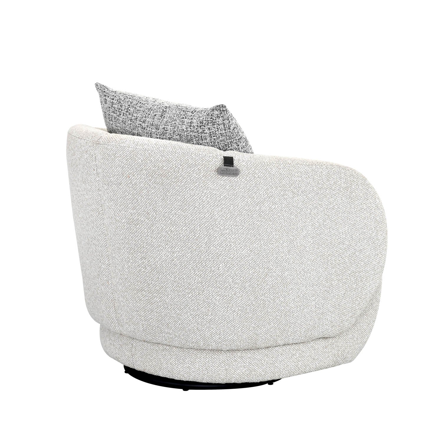 Nestivo 1 Seater Fabric Sofa- Texture Grey