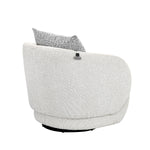 Nestivo 1 Seater Fabric Sofa- Texture Grey