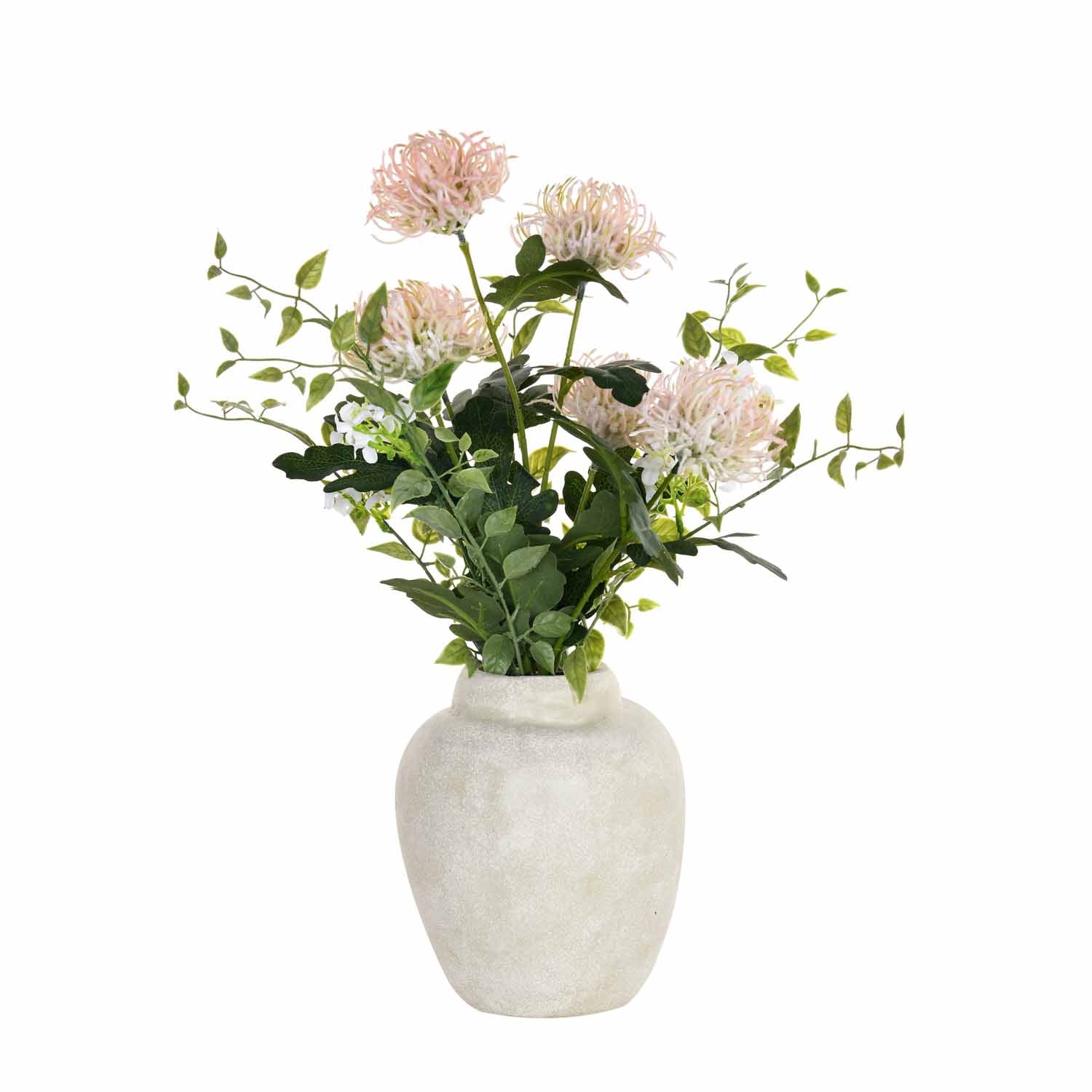 Artificial Daisy Flower Potted Plant - Pink