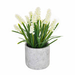 Artificial Bell Flower Potted Plant - White