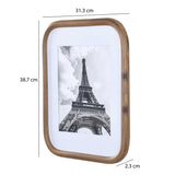 Single Pic 8"x10" Photo Frame- Brown