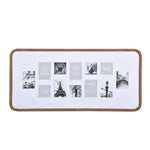 12 Pics Collage Photo Frame- Brown