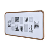 12 Pics Collage Photo Frame- Brown