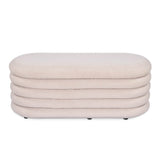 Muffin Ottoman with Storage Big- Beige