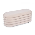 Muffin Ottoman with Storage Big- Beige