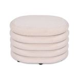 Muffin Ottoman with Storage Small- Beige