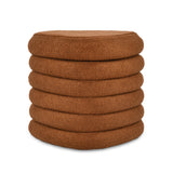 Taro Ottoman with Storage- Terracotta