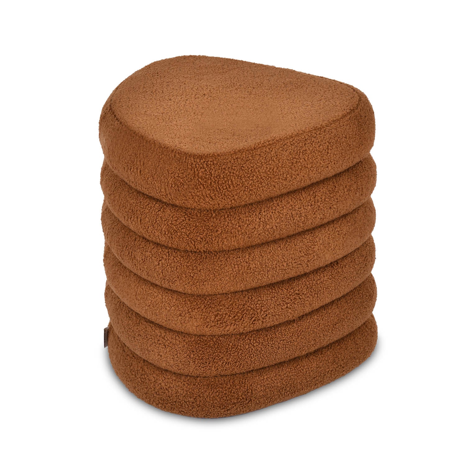 Taro Ottoman with Storage- Terracotta