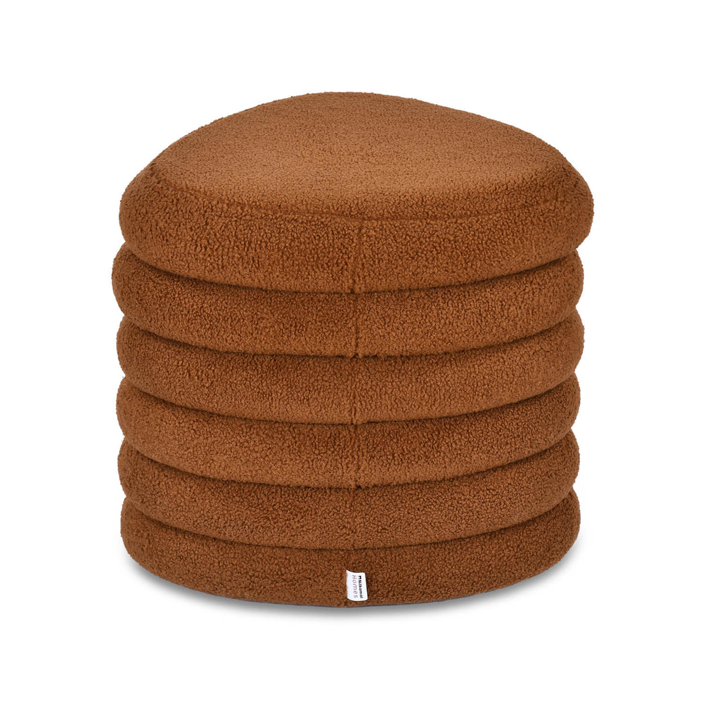 Taro Ottoman with Storage- Terracotta