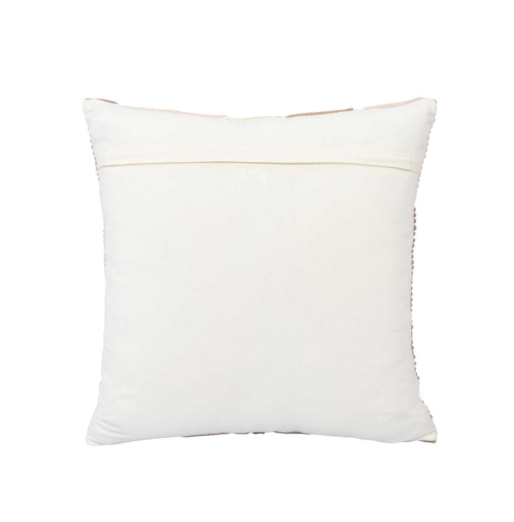 Dori Arches Pattern Cotton Cushion Cover- Brown