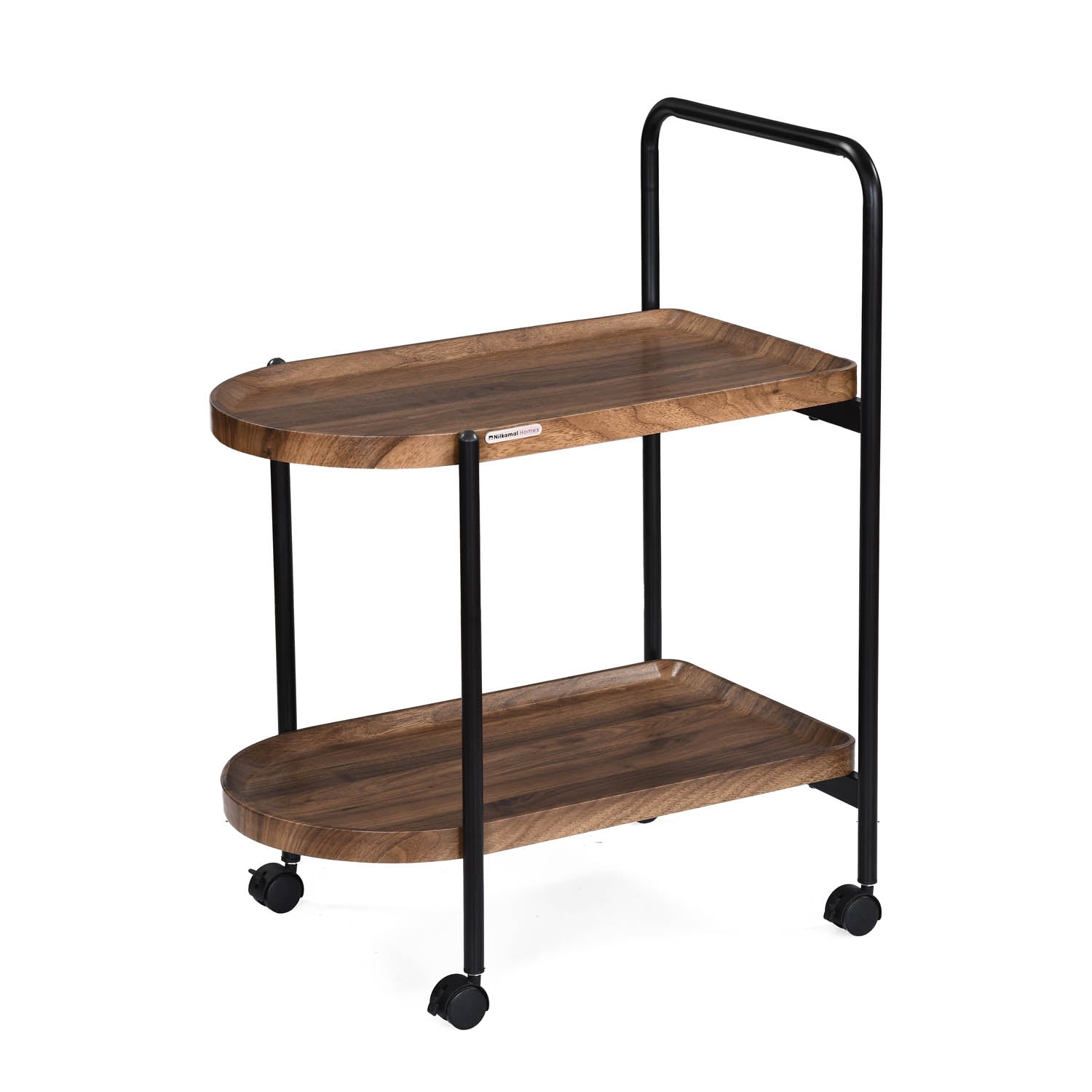 Soho Serving Cart- Walnut Brown