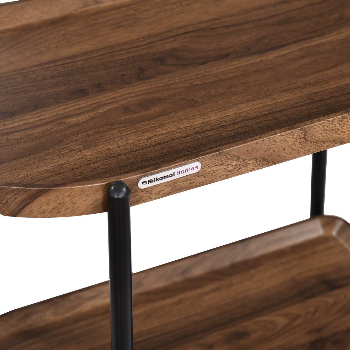 Soho Serving Cart- Walnut Brown