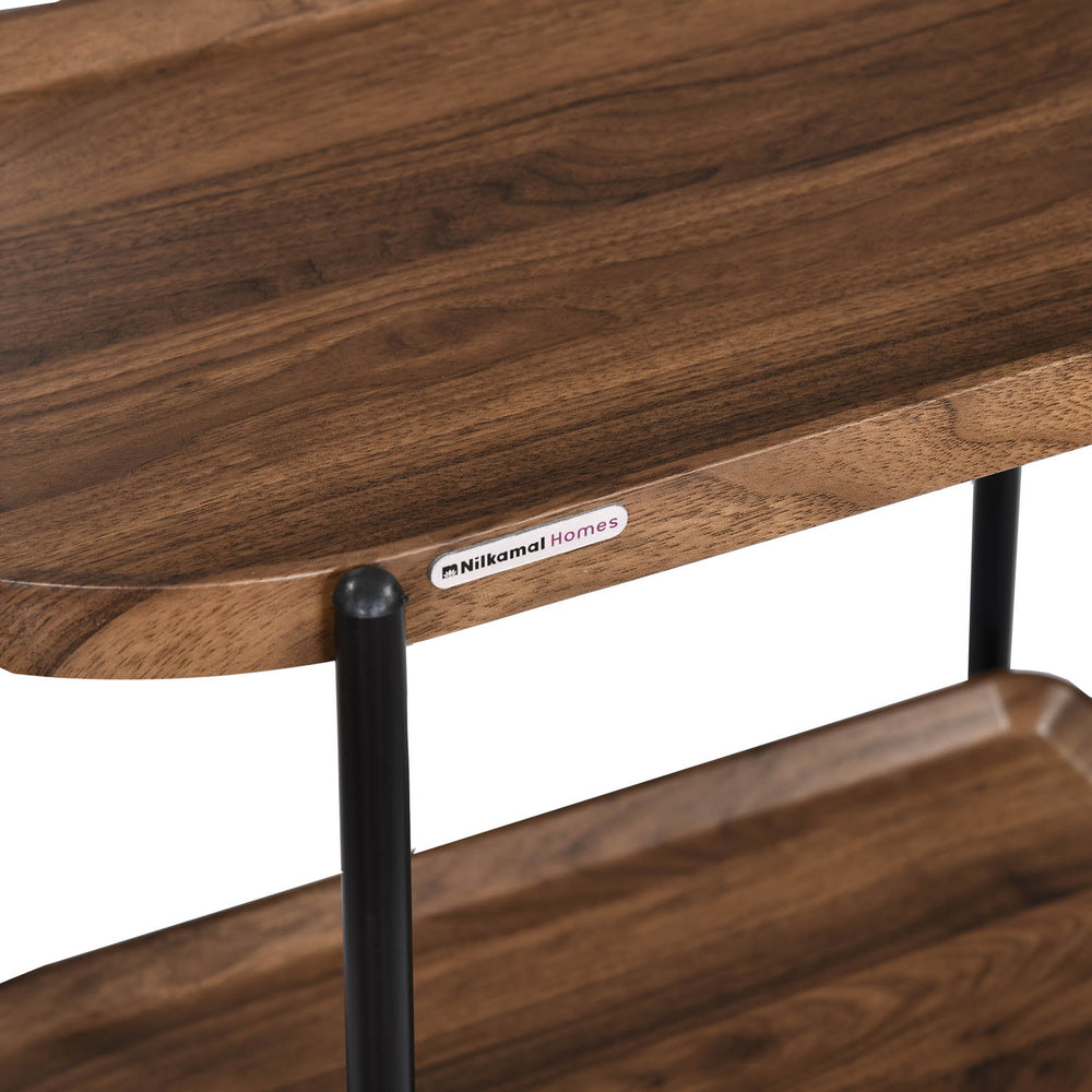 Soho Serving Cart- Walnut Brown