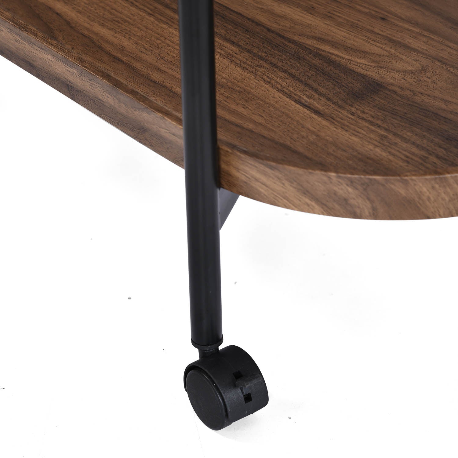 Soho Serving Cart- Walnut Brown