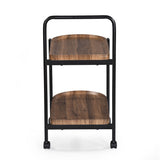 Soho Serving Cart- Walnut Brown