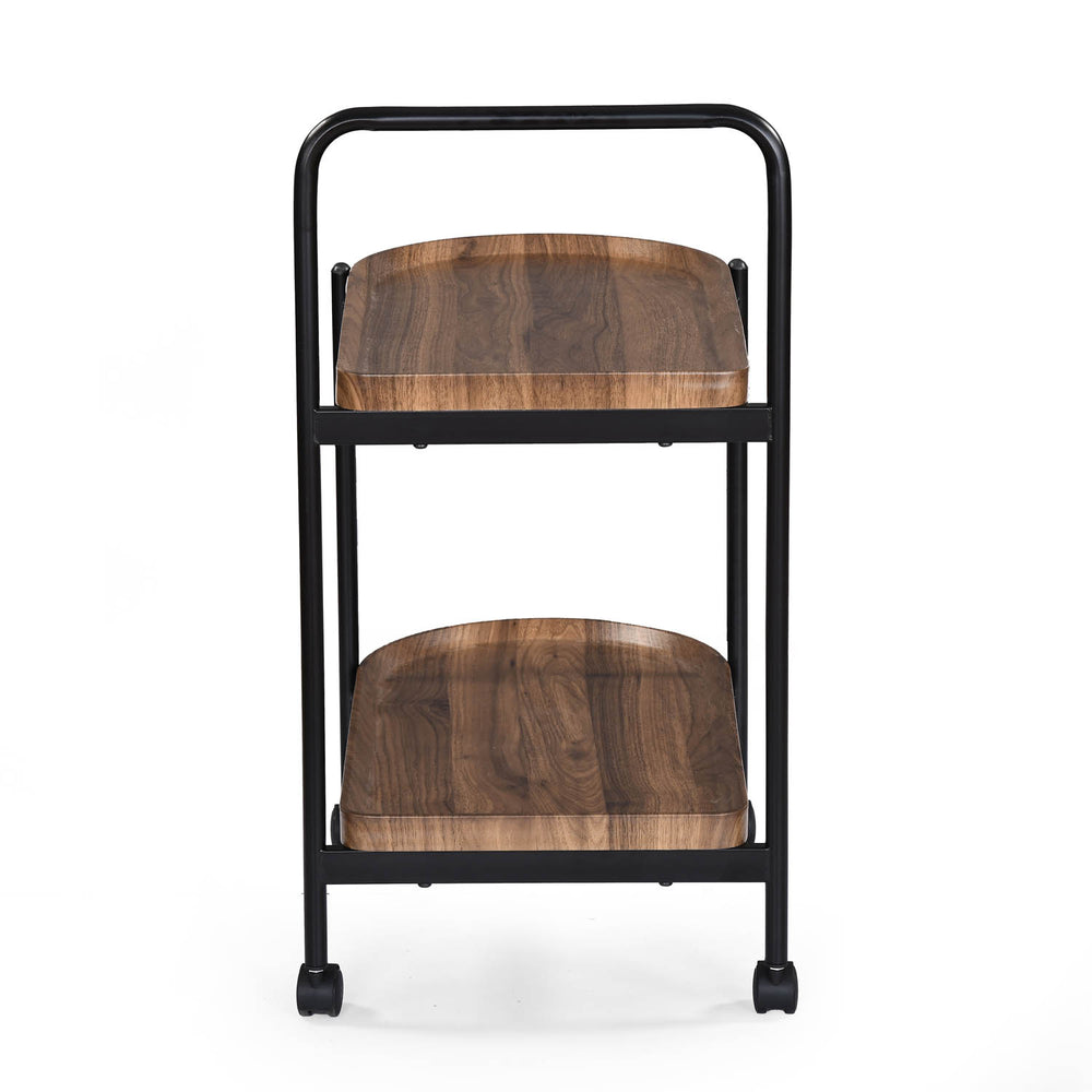 Soho Serving Cart- Walnut Brown