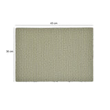 Thread Weave Table Placemat Set of 4- Green