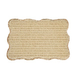 Wavy Weave Table Placemat Set of 4- Beige