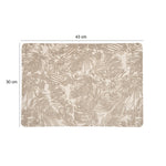Tropical Design Table Placemat Set of 4- Beige