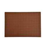 Leather Design Table Placemat Set of 4- Brown